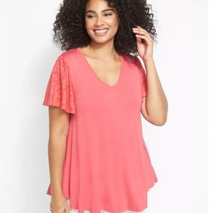 Short Sleeve tunic Lane Bryant size 18/20